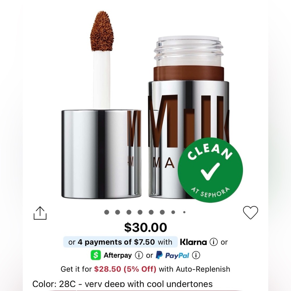 Milk Makeup Future Fluid All over Cream Concealer 28C